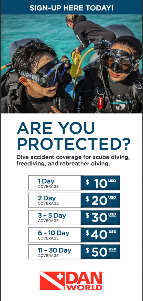 free diving travel insurance